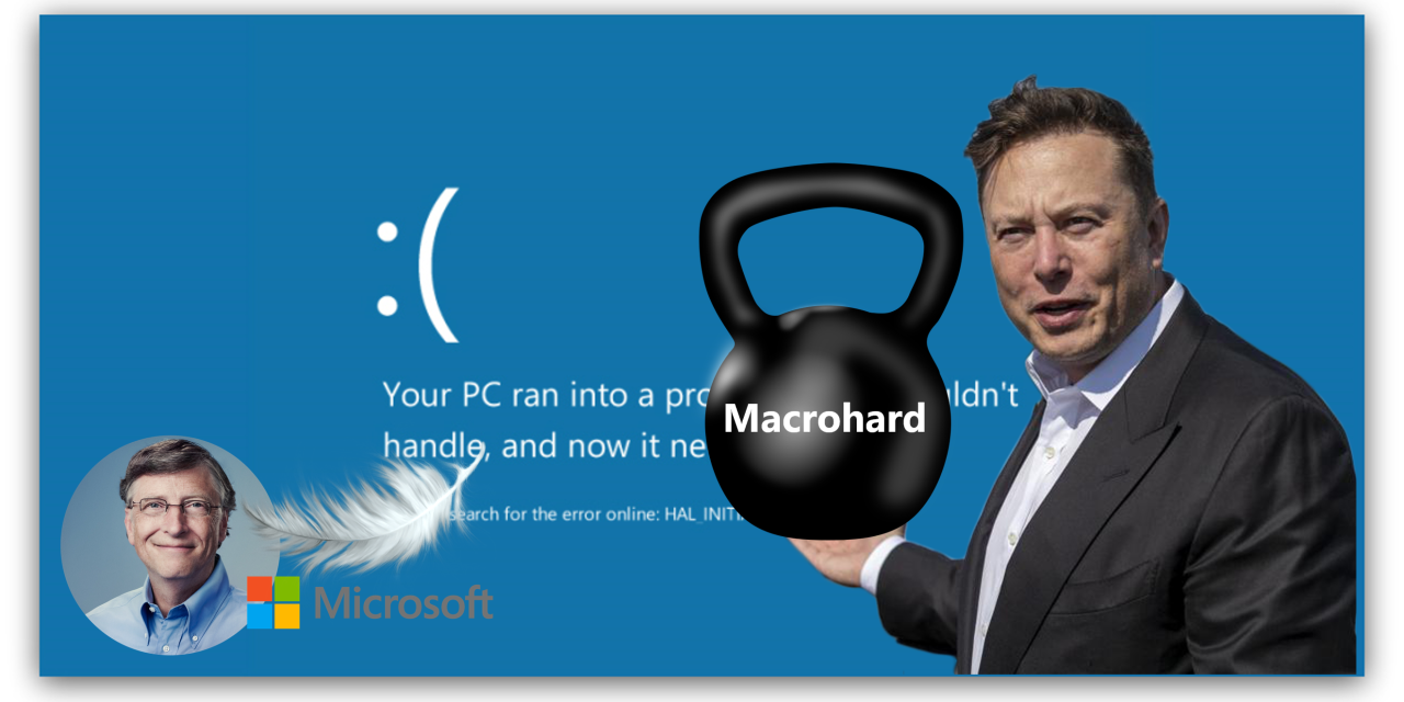 Macrohard vs Microsoft